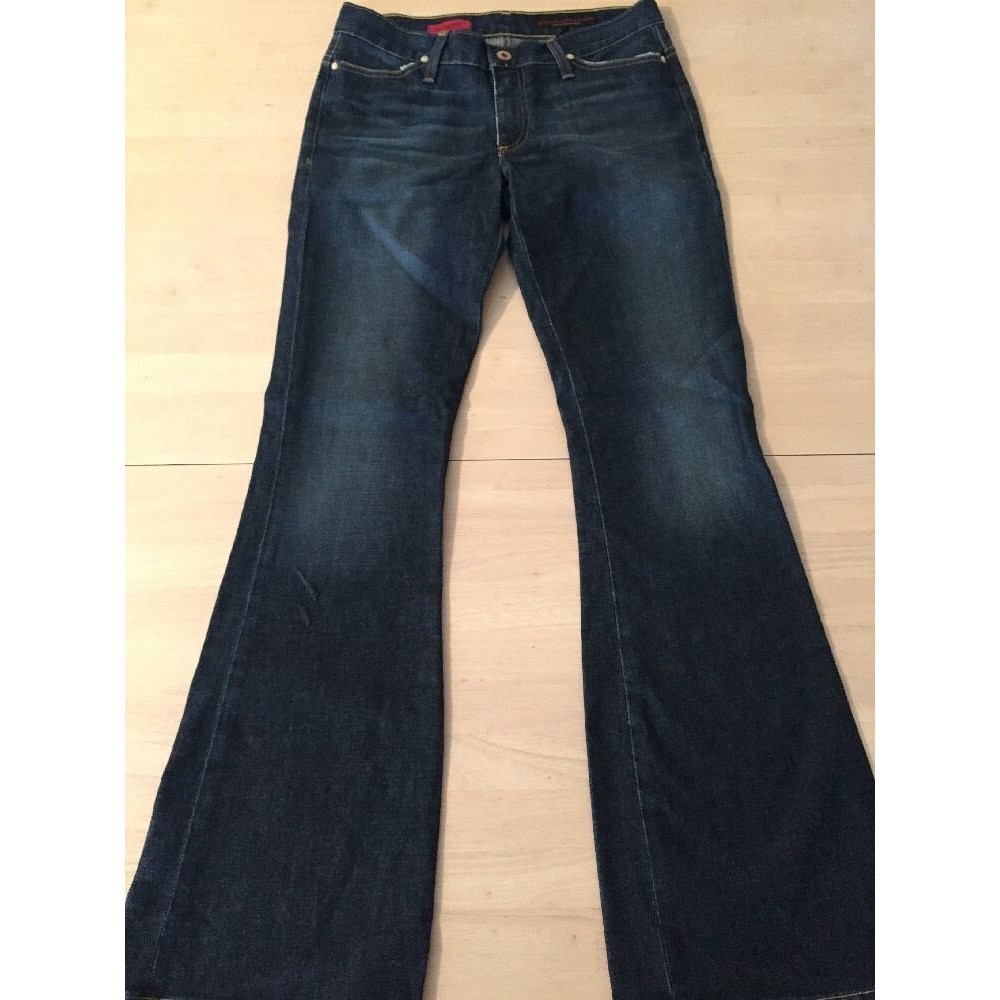 Adriano Goldschmied Women's Jeans The Legend Flare Stretch Size 27 X 32" - Picture 10 of 11